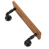 Wall Mounted Shelf Solid Wood Board Wrought Iron Pipe Retro Floating Shelves Wall Shelf for Home Bar V1294-YM0716-3117220154411