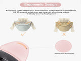 6-in-1 Adjustable Baby Carrier with Hip Seat 11.815.7in Adjustable Height, Breathable Mesh & V1107-CS-YEBDYDF