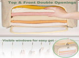 Moth Proof Cashmere Sweater Storage Bag, Breathable Wool Knitwear Storage Pouches Clothes Organizer V1370-AZ4-12411