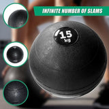 15kg Slam Ball No Bounce Crossfit Fitness MMA Boxing BootCamp V63-821653