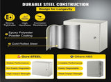 NEMA Steel Enclosure, 16 x 16 x 8'' NEMA 4X Steel Electrical Box, IP66 Waterproof & Dustproof, V952-DQXJSTCFS40X40X20V0