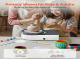 Mini Pottery, 158 mm Turntable, Forward and Reverse Rotation, Adjustable Speed, Electric Clay V952-ETLPJFXBSWJBCWB9P001V3