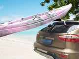 Heavy-Duty Kayak Roof Load Assist with Suction Cup Mount, Adjustable Height Support for Kayaks, V1341-ZY-SKTNHHY8-BLACK