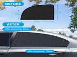 sunshade car baby child, 2 pieces with UV protection, universal window rear side net for children V1189-LC-QP-00164