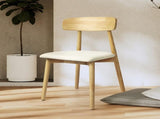 Levede 2x Dining Chairs Kitchen Chair Natural CH1113-2-NT