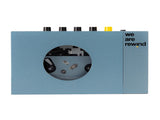 We Are Rewind Portable Cassette Player & Recorder - Kurt, Blue V398-WE-001-B1