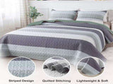 Ethereal Quilted Bedspread and Pillowcases Set A Dreamy Addition to Your Home - Queen size V745-MAC080208Q13U
