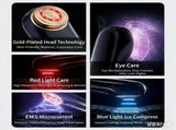 At-Home Facial Massager Beauty Device, 4-in-1 Microcurrent Face Lifting Tool with Red Light Therapy, V1107-110-41363