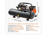 Air Compressor Compact Portable Oil Free Compressor 8L 8bar V952-WYWSKYJ8L750PU481V3