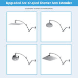 16 Shower Arm with 10" Rainfall Showerhead V1258-DP02-C-815