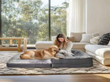 XL Human Sized Dog Bed Foldable Orthopedic Pet Dog Sofa Couch Comfy Big Bean Bed V767-P-XD1698
