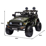 Kahuna Authorised Toyota FJ Cruiser Kids Electric Ride On Car - Green CAR-TYT-FJC-GN