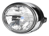 LED Headlight Modified Retro Round Motorcycle Head Front Light Assembly Headlamp 250 VT250 CB400 V1366-AZ2-W-08016