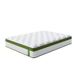 BedStory Queen 30cm Hybrid Mattress Cooling Gel Memory Foam 5 Zone Pocket Spring Bed Temperature XFGH-MA-D-PC-30-Q-WH
