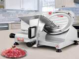 Commercial Meat Slicer, 200W Electric Deli Food Slicer, 350-400RPM Meat Slicer with 8" Carbon Steel V952-SYDRQPJ240W8WB31UV3