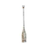 Handcrafted Whitewash Canoe Paddle 15x110cm V637-33716PDL