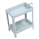 Bathroom Floor Shelf Bathroom Open Shelf Unit Freestanding Corner Rack Shelves V1294-YM0706-3112230061511