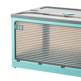 Clothes Storage Box Clear Transparent 4 Way Opening Bottom Pulley Design Plastic PET Storage V1294-YM0716-3117220139416