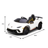 Kahuna Lamborghini Performante Kids Electric Ride On Car - White CAR-LAM-WH
