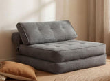 Levede Convertible Sofa Bed Foldable Single Sleeper Bed Compact Living Room Grey SOFABED1012-GY-AU