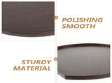 Wooden Serving Tray Dark Brown Coffee Table Tray for Storage and Display V1369-AZ3-W-25603