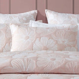 Platinum Collection Poppi Rose Cotton Polyester Jacquard Quilt Cover Set Queen V442-LED-QUILTCS-POPPI-ROSE-QS