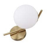 Glass Wall Sconce Indoor Wall Sconce Golden E27 E26 Wall Lamp Holder 85265V for Bedroom V1294-YM0703-3119230087111