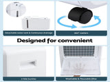 Devanti 70L Dehumidifier Commercial Moisture Absorber Air Dryer 8.5L Water Tank DH-B-70L-WH