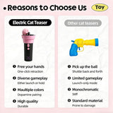Interactive Electric Cat Fishing Toy with Retractable Feather Wand, Auto-Play Mode for Indoor V1341-ZY-NKC93QD9-COTTONPINK
