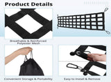 Truck Tailgate Cargo Net, 59" x 18" Full Size Polyester Tailgate Net, Pickup Truck Bed Secure Net V1369-AZ3-W-08895