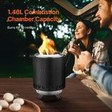 VEVOR Tabletop Fire Pit 6 inch Stainless Steel Fireplace Indoor Outdoor Black V952-ZMSHKJSHSYZTT4FIPV0