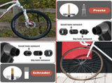 Hand pump - Bicycle pump with pressure gauge - Mini portable bicycle pump - Mini bicycle pump for V1188-MS-313-0574