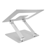 Laptop Stand Collapsible Portable Aluminium Alloy Notebook Support Riser Stand Silver V1294-YM0714-3116210063211