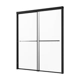 Bathtub Shower Door, 1422-1524 mm x 1524 mm, Semi-Frameless Double Sliding Tub Door, Semi-Frameless V952-TLYGM60W62HIYDJ1GV0