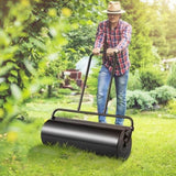 Lawn Roller, 17 Gallon 36 Inch Sand/Water Filled Yard Roller, Steel Sod Roller with Easy-turn Plug V952-TSCPGL17JL36QEQZ0V0