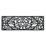 Rubber Stair Mats, Non Slip Stair Treads Mat, Rubber Scroll Doormat for Outdoor, Indoor, Entrance, V1370-AZ4-12087