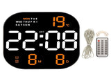 Digital Clock Large Screen LED USB 5V Remote Multifunctional Temperature Month Display Luminous V1294-YM0901-3115230114512