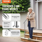 VEVOR 39.4in / 100cm Handrails for Outdoor Steps Staircase Porch Deck Senior V952-BXGSLZFS100CSMB9RV0