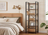 Levede 6 Tier Bookshelf Tall Bookcase Storage Shelf Display Rack Living Room CH1169-6-WA-AU