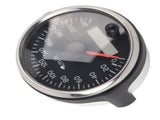 85mm Speedometer LCD Adjustable Waterproof 220KM/H for 12V/24V Car Truck Boat Motor, Stainless Steel V1189-LC-QP-00406