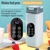 New Wireless Portable Blender Cup 12 powerful blades for crushing ice, 4-speed settings for juices, V1232-BBZZJ-001