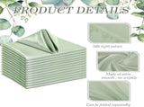 150 Pcs Napkin Bulk 17 x 17 Inch Square Silk Table Napkin Soft Dinner Napkins Decor Elegant V1258-DP02-C-3184
