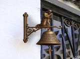 Jesus Pray Hanging Door Bell,ative Christian Home Ornament with Cross, Perfect for Entryway V1366-AZ2-W-26788