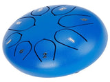 6in Tongue Drum 8Tones Ethereal Hand Pan Drums with Drumstick Percussion InstrumentBlue V1294-YM0721-3117200192311
