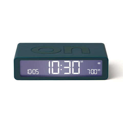Lexon Flip Classic Reversible Alarm Clock - Blue V398-LD-LR157BF9