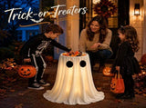 Halloween Decorations Outdoor Indoor, 30IN Lighted Ghost Candy Bowl with Timer Remote & Large V1107-130-52838