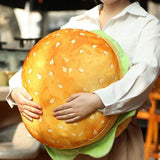 Hamburger Throw Pillow Multi Purpose Plush and PP Cotton Back Pillow for Valentine's Day Birthday V1294-YM0717-3117220191511