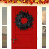 Door Front Wreath Ornaments Atmosphere Decoration Black Home Decor V1192-AZ-W-27891