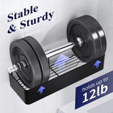 2-Pack Stainless Steel Shower Shelf, Drill-Free Bathroom Storage for Shampoo, 12x4x6 Inches V1188-MS-325-0042