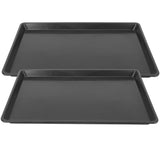 2-Pack Plastic Pet Cage Trays Replacement for Dog Crates with Leakproof Base V1369-AZ3-W-22564